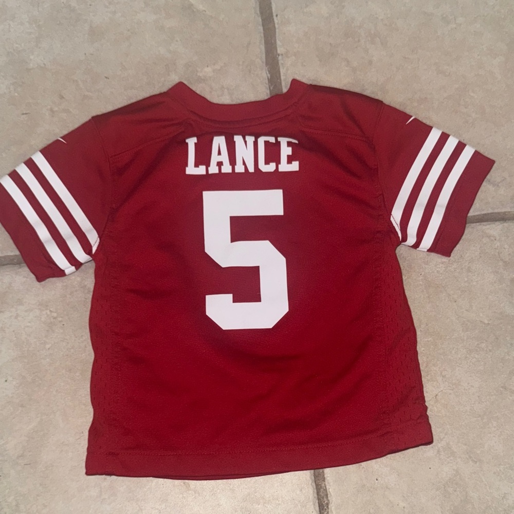 Trey Lance #5 San Francisco 49ers Nike Vapor On Field Jersey